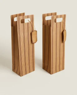 ZARA Home Pack Of Wine Gift Bags