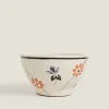 ZARA Home Painted Flower Bowl