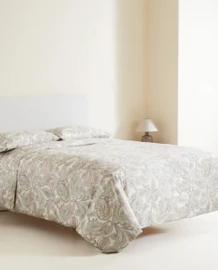 ZARA Home Paisley-Print Duvet Cover