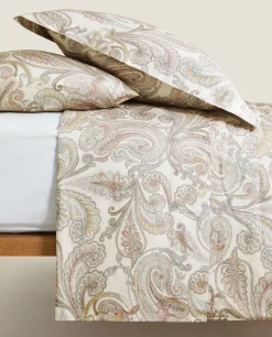 ZARA Home Paisley-Print Duvet Cover