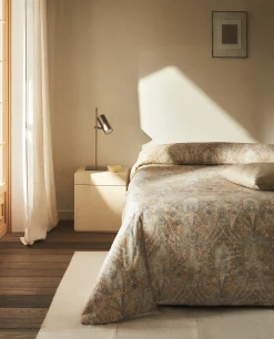 ZARA Home Paisley-Print Duvet Cover