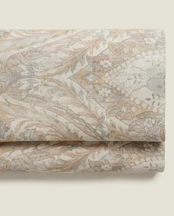 ZARA Home Paisley-Print Flat Sheet
