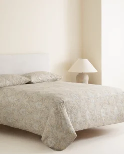 ZARA Home Paisley-Print Flat Sheet