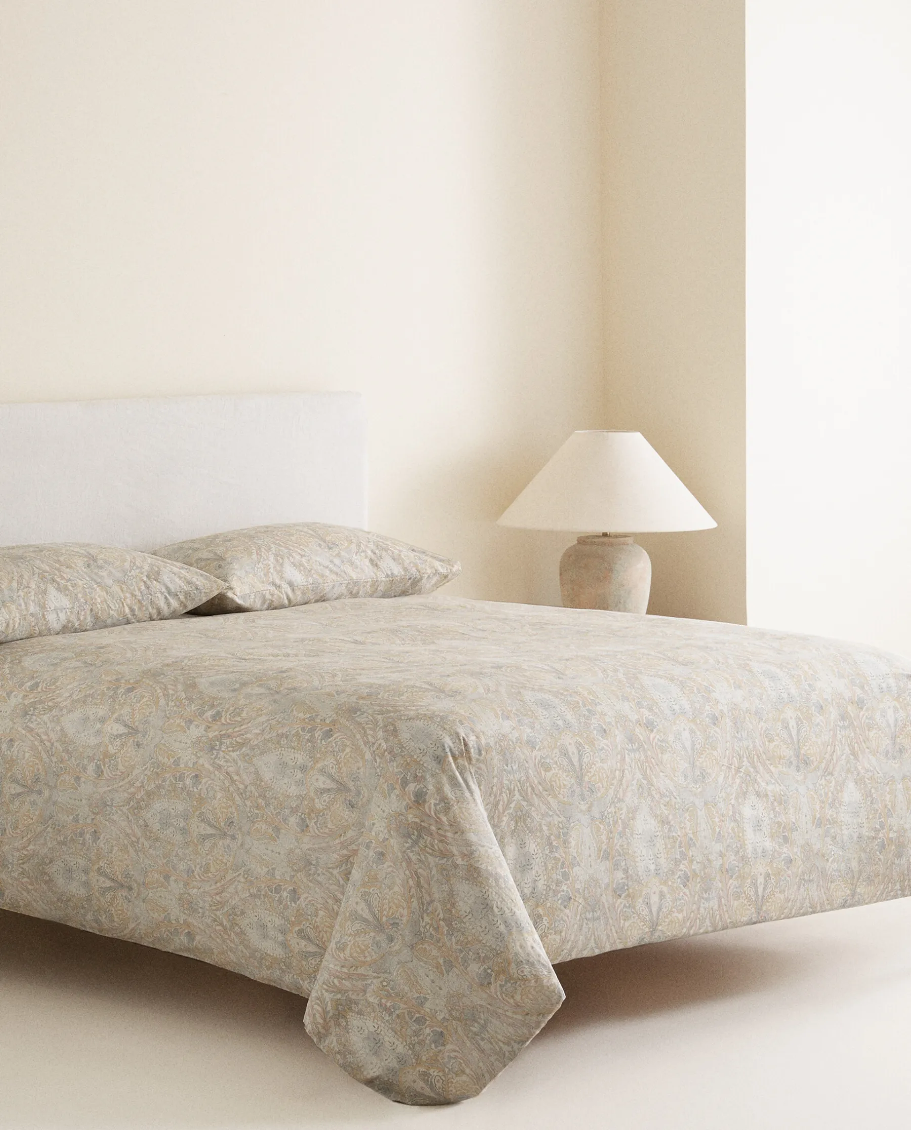 ZARA Home Paisley-Print Flat Sheet