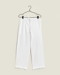 ZARA Home Pants With Lace Trim Hems