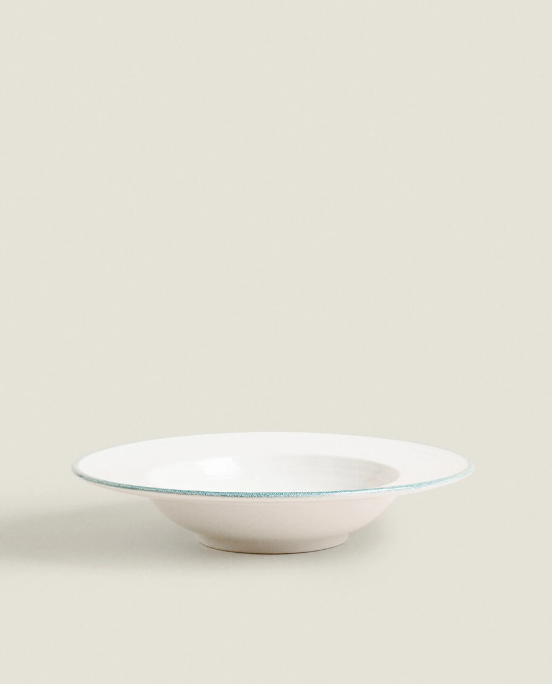 ZARA Home Pasta Plate With Rim