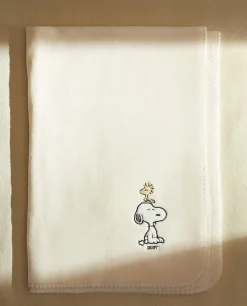 ZARA Home Peanuts™ Embroidered Blanket