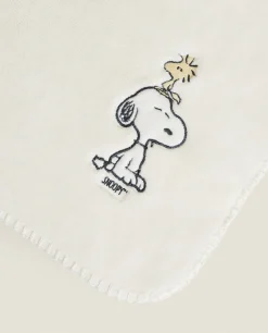 ZARA Home Peanuts™ Embroidered Blanket
