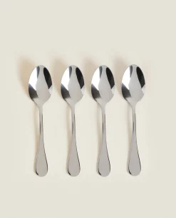 ZARA Home 4-Piece Classic Dessert Spoon Box