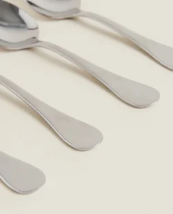 ZARA Home 4-Piece Classic Dessert Spoon Box