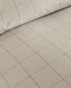 ZARA Home Plaid Flannel Duvet Cover
