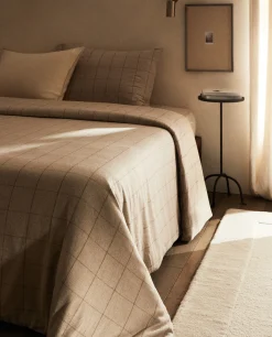 ZARA Home Plaid Flannel Duvet Cover
