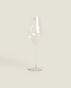 ZARA Home Plain Crystalline Sparkling Wine Flute