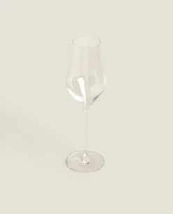 ZARA Home Plain Crystalline Sparkling Wine Flute