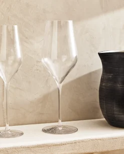 ZARA Home Plain Crystalline Wine Glass