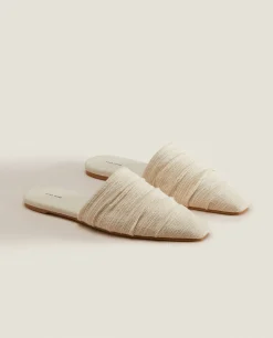 ZARA Home Pleated Mules