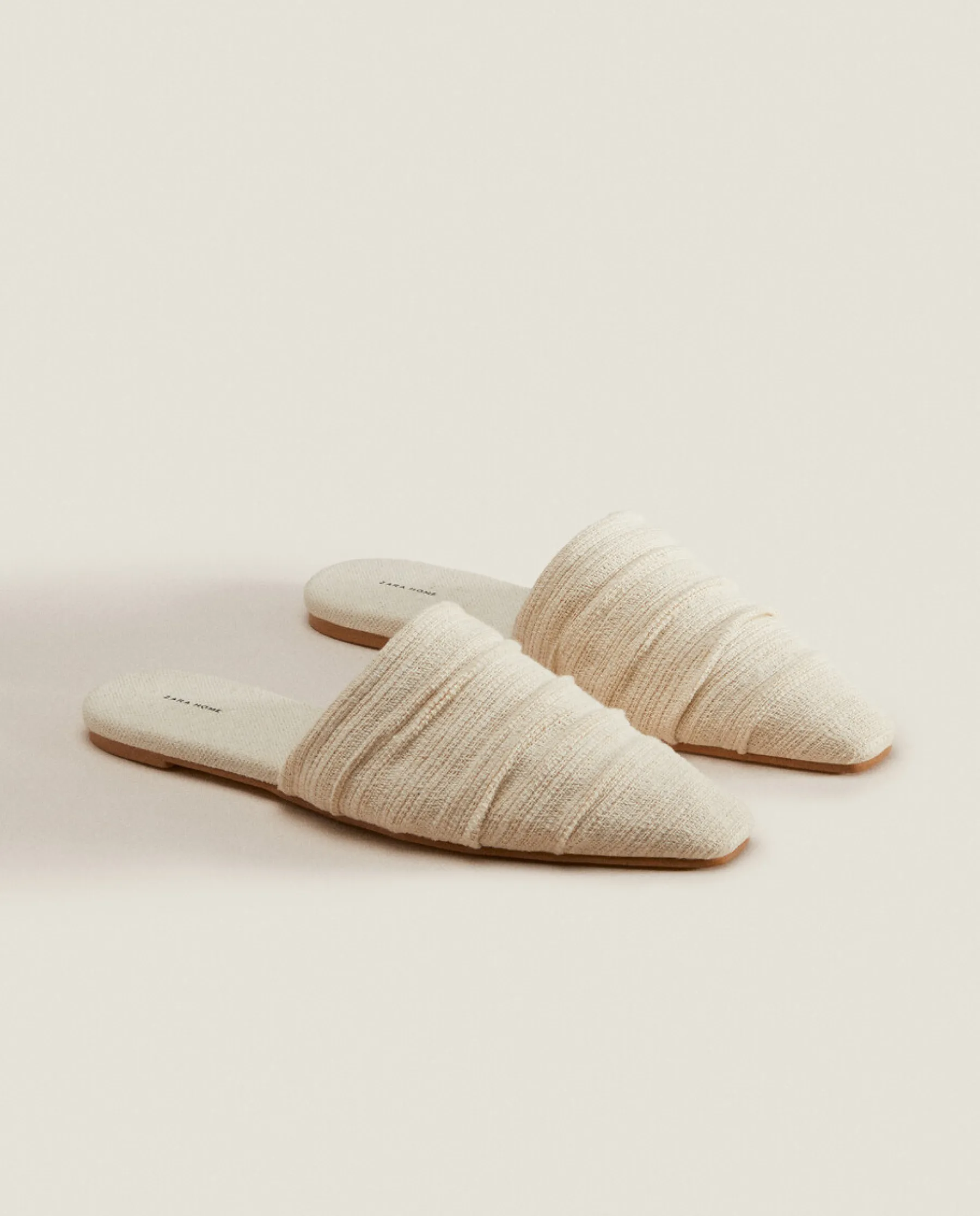 ZARA Home Pleated Mules