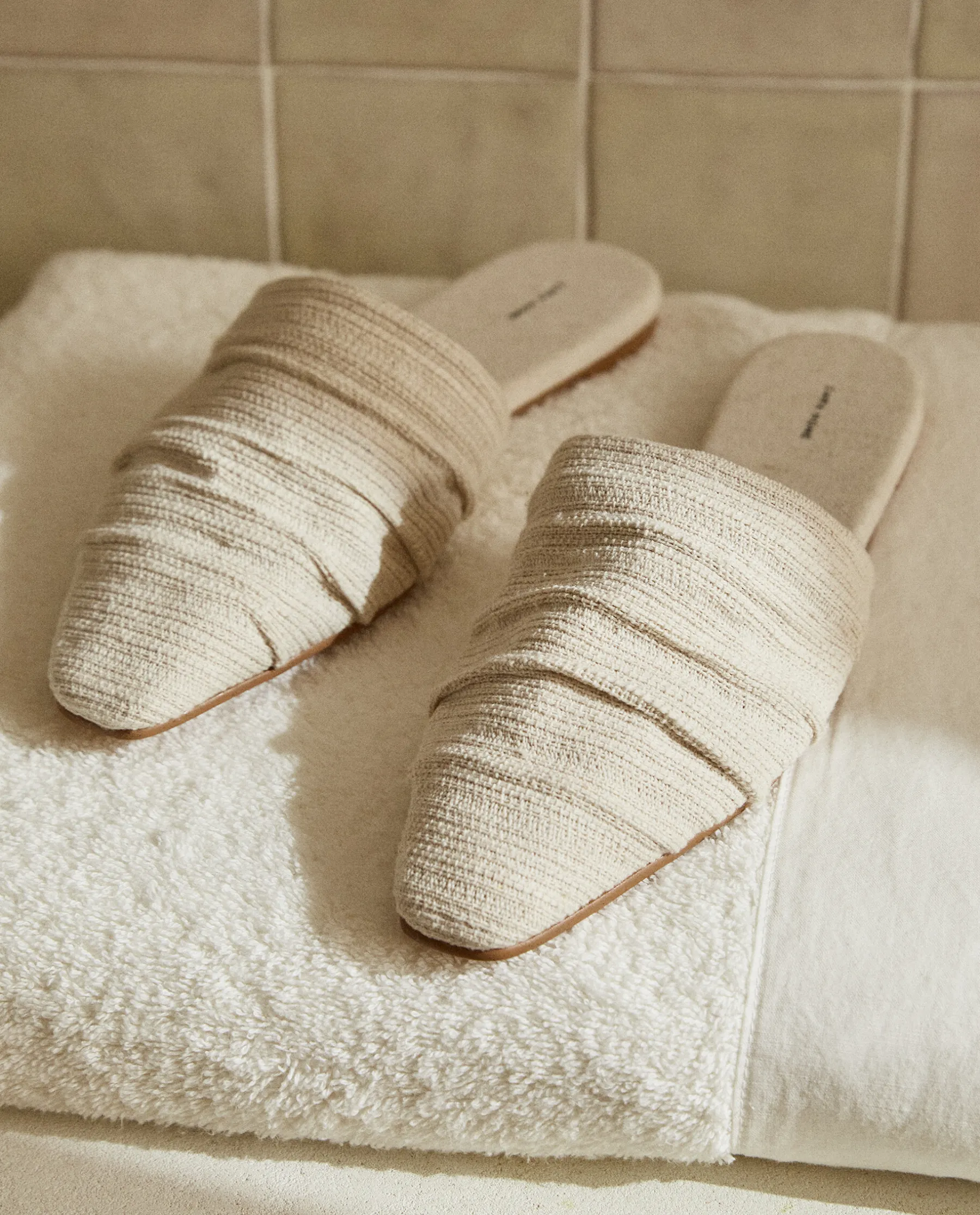 ZARA Home Pleated Mules