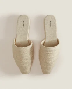 ZARA Home Pleated Mules
