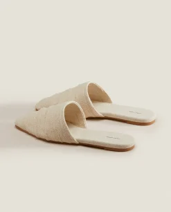 ZARA Home Pleated Mules