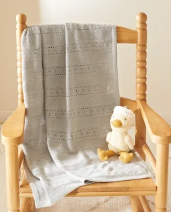 ZARA Home Pointelle Cotton Blanket