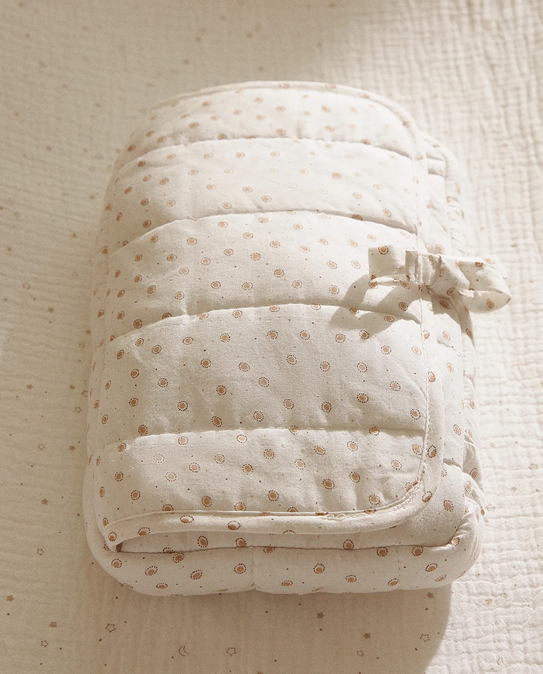 ZARA Home Polka Dot Muslin Wipe Holder