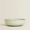 ZARA Home Porcelain Bowl With Antique Finish Rim