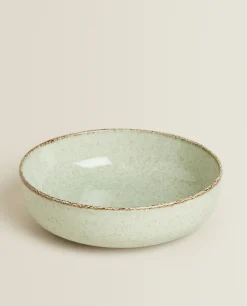 ZARA Home Porcelain Bowl With Antique Finish Rim