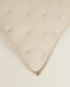 ZARA Home Quilted Dotted Throw Pillow Cover