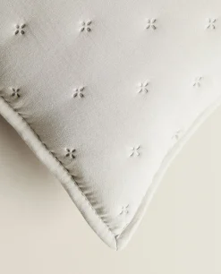 ZARA Home Quilted Dotted Throw Pillow Cover