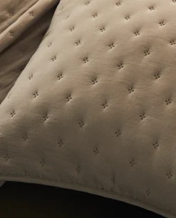 ZARA Home Quilted Dotted Throw Pillow Cover