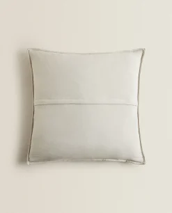 ZARA Home Quilted Dotted Throw Pillow Cover