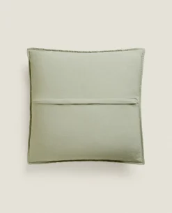 ZARA Home Quilted Dotted Throw Pillow Cover