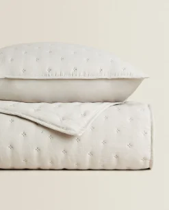 ZARA Home Quilted Quilt With Dots