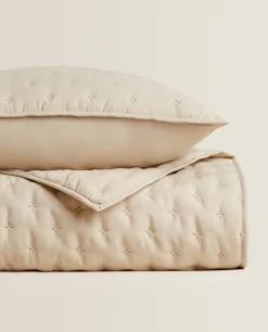 ZARA Home Quilted Quilt With Dots