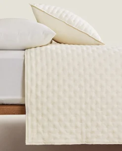 ZARA Home Quilted Quilt With Dots