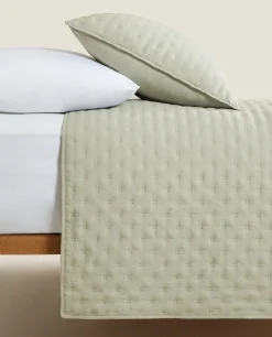 ZARA Home Quilted Quilt With Dots