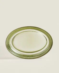 ZARA Home Raised Design Glass Soap Dish