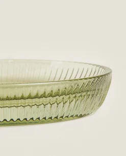 ZARA Home Raised Design Glass Soap Dish