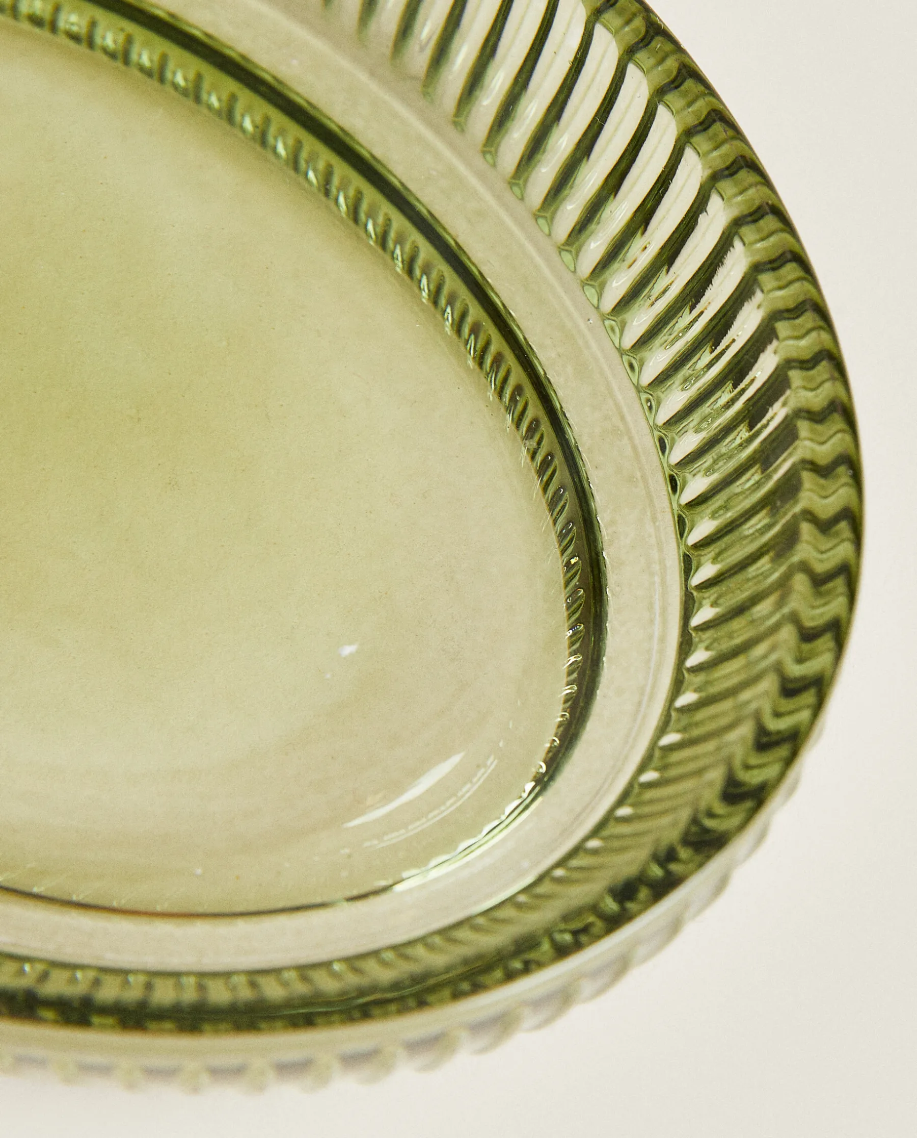 ZARA Home Raised Design Glass Soap Dish