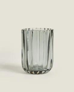 ZARA Home Raised Design Glass Tumbler