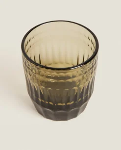 ZARA Home Raised Design Glass Tumbler