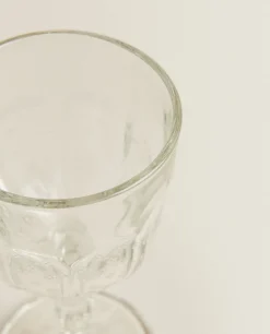 ZARA Home Raised Design Wine Glass