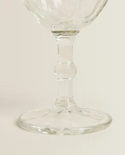 ZARA Home Raised Design Wine Glass