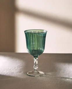 ZARA Home Raised Design Wine Glass