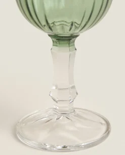 ZARA Home Raised Design Wine Glass