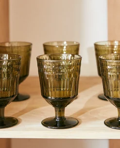 ZARA Home Raised Design Wine Glass