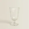 ZARA Home Raised Faceted Wine Glass