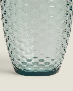 ZARA Home Raised Honeycomb Design Tumbler