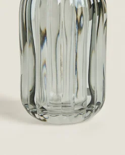 ZARA Home Raised Wavy Design Glass Dispenser